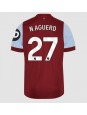 West Ham United Nayef Aguerd #27 Domácí Dres 2023-24 Krátký Rukáv